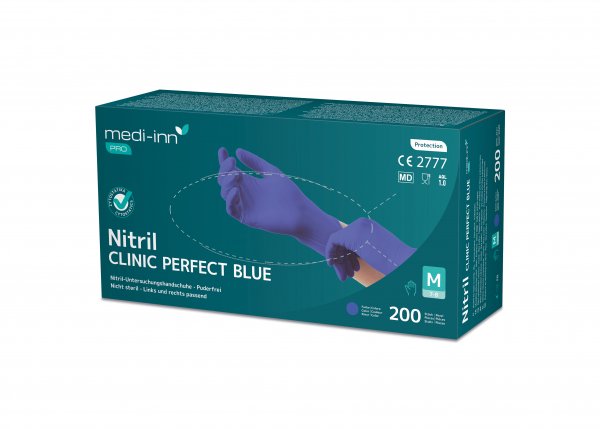 Clinic Perfect Nitril Handschuhe blau 240 mm