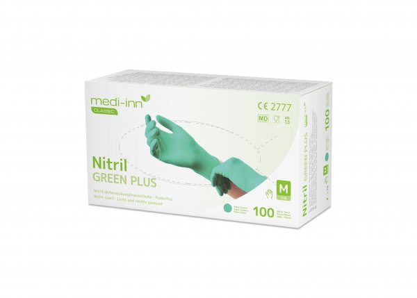 Nitril Handschuhe Green plus, Länge:240 mm