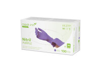 Nitril Handschuhe bunt, PURPLE, Länge:240 mm L Box