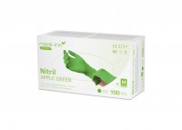 Nitril Handschuhe Apple Green, Länge:240 mm M Karton